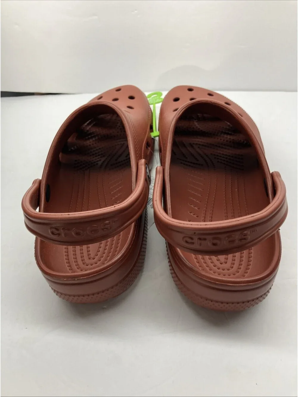 Crocs Mens Size 9 Women’s 11 Classic Clogs Rust Brown 10001-862 NEW